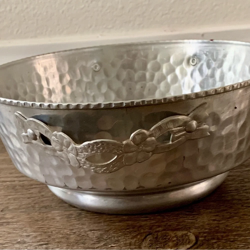 Vintage Aluminum Bowl Dish Nasco Italy